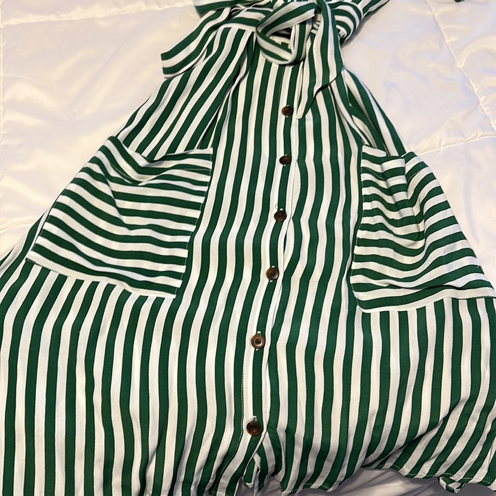 Faithful The Brand Striped Midi Length Dress - Picture 6 of 6